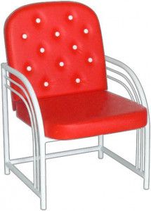 Кресло М117-02 с мягким сиденьем (окрашенный каркас)