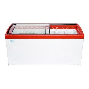 Ларь морозильный Снеж МЛГ-600 красный